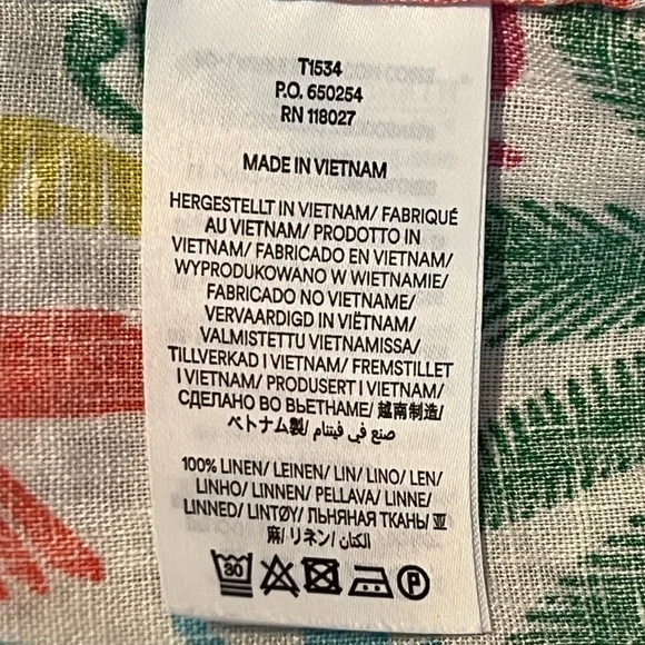 Boden Sienna Linen Shirt in Tropical Paradise - Picture 4 of 6